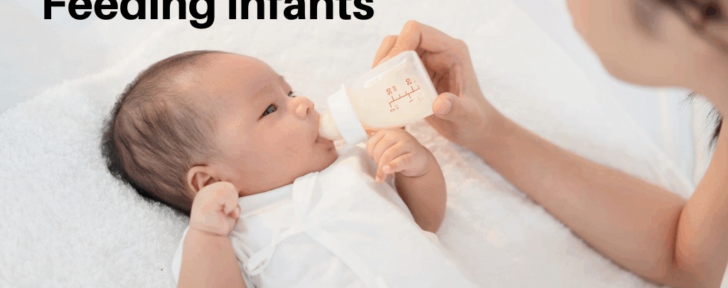 Feeding infants infant formula