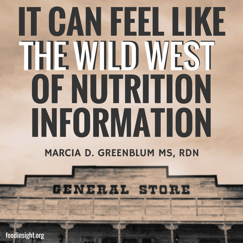 wild-west-of-nutrition-information