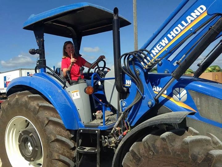 jennie-on-her-tractor